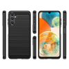 Carbon Case for Samsung Galaxy A14 5G flexible silicone carbon cover black