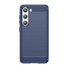 Carbon Case for Samsung Galaxy S23 flexible silicone carbon cover blue