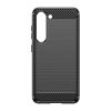 Carbon Case for Samsung Galaxy S23 flexible silicone carbon cover black