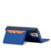 Magnet Card Case for Samsung Galaxy S23 flip cover wallet stand blue