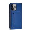 Magnet Card Case for Samsung Galaxy S23 flip cover wallet stand blue