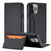 Magnet Card Case for Samsung Galaxy S23 Ultra flip cover wallet stand black