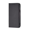 Magnet Card Case for Samsung Galaxy S23 Ultra flip cover wallet stand black