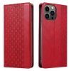 Magnet Strap Case for Samsung Galaxy S23 Ultra Flip Wallet Mini Lanyard Stand Red