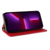 Magnet Strap Case for Samsung Galaxy S23 Ultra Flip Wallet Mini Lanyard Stand Red