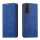 Magnet Fancy Case for Samsung Galaxy S23 Ultra Cover with Flip Wallet Stand Blue