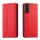 Magnet Fancy Case for Samsung Galaxy S23 Ultra Cover with Flip Stand Wallet Red