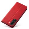 Magnet Fancy Case for Samsung Galaxy S23 Ultra Cover with Flip Stand Wallet Red