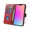 Magnet Case for Samsung Galaxy S23 Ultra flip cover wallet stand red