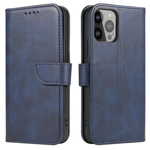 Magnet Case for Samsung Galaxy A14 5G cover with flip wallet stand blue