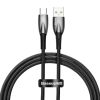 Baseus Glimmer Series Fast Charging Cable USB-A - USB-C 100W 480Mbps 1m Black