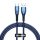 Baseus Glimmer Series fast charging cable USB-A - USB-C 100W 480Mbps 1m blue