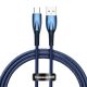 Baseus Glimmer Series fast charging cable USB-A - USB-C 100W 480Mbps 1m blue