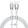 Baseus Glimmer Series fast charging cable USB-A - USB-C 100W 480Mbps 1m white