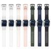 Strap Triple Protection Apple Watch SE strap, 9, 8, 7, 6, 5, 4, 3, 2, 1 (41, 40, 38 mm) band bracelet navy blue