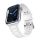 Strap Triple Protection Apple Watch Ultra, SE, 9, 8, 7, 6, 5, 4, 3, 2, 1 (49, 45, 44, 42 mm) band bracelet white