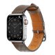 Strap Leather leather strap Apple Watch SE, 9, 8, 7, 6, 5, 4, 3, 2, 1 (41, 40, 38 mm) band bracelet dark brown