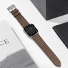 Strap Leather leather strap Apple Watch SE, 9, 8, 7, 6, 5, 4, 3, 2, 1 (41, 40, 38 mm) band bracelet dark brown