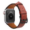 Strap Leather leather strap Apple Watch SE, 9, 8, 7, 6, 5, 4, 3, 2, 1 (41, 40, 38 mm) band bracelet red