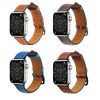 Strap Leather leather strap Apple Watch SE, 9, 8, 7, 6, 5, 4, 3, 2, 1 (41, 40, 38 mm) band bracelet red