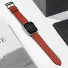 Strap Leather leather strap Apple Watch Ultra, SE, 9, 8, 7, 6, 5, 4, 3, 2, 1 (49, 45, 44, 42 mm) band bracelet red