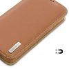 Dux Ducis Hivo case Samsung Galaxy S23 flip cover wallet stand RFID blocking brown