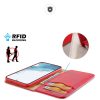 Dux Ducis Hivo case for Samsung Galaxy S23 flip cover wallet stand RFID blocking red