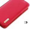 Dux Ducis Hivo case for Samsung Galaxy S23 flip cover wallet stand RFID blocking red