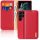 Dux Ducis Hivo case Samsung Galaxy S23 Ultra cover with flip wallet stand RFID blocking red