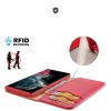 Dux Ducis Hivo case Samsung Galaxy S23 Ultra cover with flip wallet stand RFID blocking red