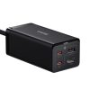 Baseus fast charger GaN5 Pro HUB HDMI 2 x USB-C / USB-A / HDMI 4K 30Hz 1.5m black + USB-C cable - USB-C 100W 40Gb/s (USB4) 1m (CCGP110201)