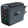 Acefast fast charger GaN (2xUSB-C / USB-A) PPS / PD / QC4+ 65W black (A41)