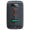 Acefast fast charger GaN (2xUSB-C / USB-A) PPS / PD / QC4+ 65W black (A41)