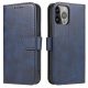 Magnet Case for Samsung Galaxy A34 5G cover with flip wallet stand blue