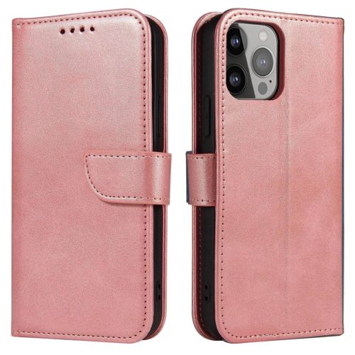 Magnet Case for Samsung Galaxy A34 5G Cover with Flip Wallet Stand Pink