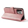 Magnet Case for Samsung Galaxy A34 5G Cover with Flip Wallet Stand Pink