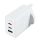 Acefast charger GaN 65W 3 ports (1xUSB, 2xUSB C PD) UK plug white (A44)