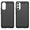 Carbon Case case for Samsung Galaxy A34 5G flexible silicone carbon cover black