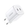 Quick charger GaN 2 x USB-C 45W QC PD Ugreen CD294 - white