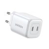 Quick charger GaN 2 x USB-C 45W QC PD Ugreen CD294 - white