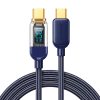 Joyroom USB C - USB C 100W cable for fast charging and data transfer 1.2 m blue (S-CC100A4)