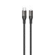 Fast charging cable 30W 1m USB-C - Lightning Dudao L22 - gray