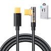 Joyroom USB C cable angled - USB C for fast charging and data transfer 100W 1.2 m black (S-CC100A6)