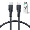 Joyroom USB C - Lightning 20W Surpass Series cable for fast charging and data transfer 1.2 m black (S-CL020A11)