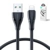 Joyroom cable USB - Lightning 2.4A Surpass Series 1.2 m black (S-UL012A11)