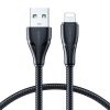 Joyroom cable USB - Lightning 2.4A Surpass Series 1.2 m black (S-UL012A11)