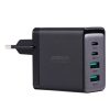 Joyroom charger GaN 67W 4 ports (2x USB, 2x USB C) black (TCG02) + cable USB C - USB C 100W 1.2m