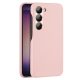 Dux Ducis Grit case for Samsung Galaxy S23 elegant case made of artificial leather pink