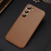 Dux Ducis Grit case for Samsung Galaxy S23 elegant case made of artificial leather brown