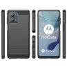 Carbon Case for Motorola Moto G53 flexible silicone carbon cover black